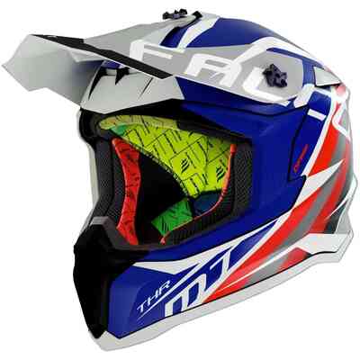 CASCO MOTO ENDURO FALCON THR A7 GLOSS PEARL BLUE CASCO MOTO ENDURO FALCON THR A7 GLOSS PEARL BLUE