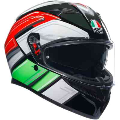 CASCO MOTO INTEGRALE K3 AGV E2206 MPLK WING BLACK/ITALY CASCO MOTO INTEGRALE K3 AGV E2206 MPLK WING BLACK/ITALY