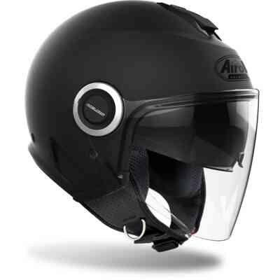 CASCO MOTO JET HELIOS COLOR BLACK MATT CASCO MOTO JET HELIOS COLOR BLACK MATT