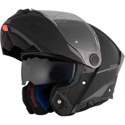 CASCO MOTO MODULARE ATOM 2 SV SOLID A1 MATT BLACK CASCO MOTO MODULARE ATOM 2 SV SOLID A1 MATT BLACK