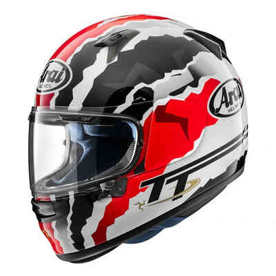 CASCO MOTO PROFILE-V GRAFICA DOOHAN TT BIANCO ROSSO NERO CASCO MOTO PROFILE-V GRAFICA DOOHAN TT BIANCO ROSSO NERO