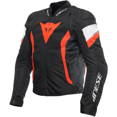 GIACCA MOTO AVRO 5 TEX JACKET BLACK/REDFLUO/WHITE GIACCA MOTO AVRO 5 TEX JACKET BLACK/REDFLUO/WHITE