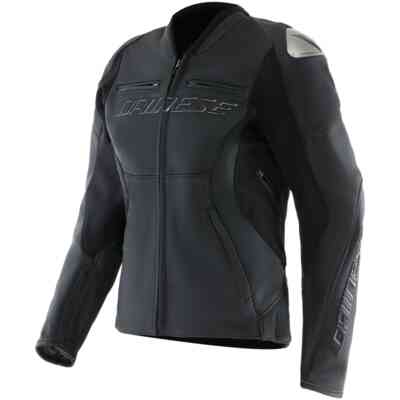 GIACCA MOTO DONNA RACING 5 LEATHER JACKET BLACK/BLACK GIACCA MOTO DONNA RACING 5 LEATHER JACKET BLACK/BLACK