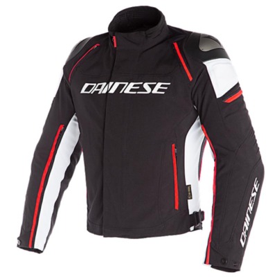 GIACCA MOTO RACING 3 DDRY JACKET BLACK/WHITEFLUORE GIACCA MOTO RACING 3 DDRY JACKET BLACK/WHITEFLUORE